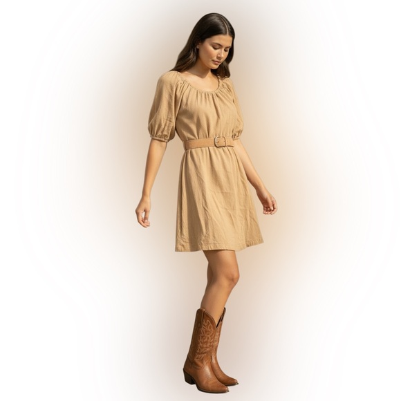 Old Navy Tan Summer Dress - Picture 4 of 7
